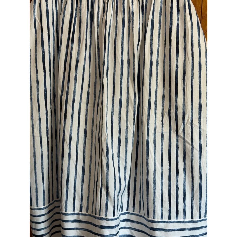 NWT Chico's Palermo Striped Tie-Front Midi Skirt Blue, 3 - Picture 7 of 14